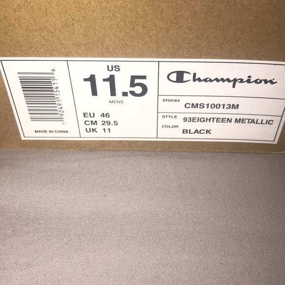 Champion 93EIGHTEEN BLACK - Picture 4 of 4